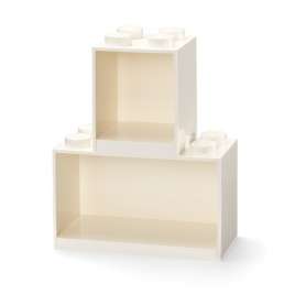 LEGO Policová sada BRICK bílá