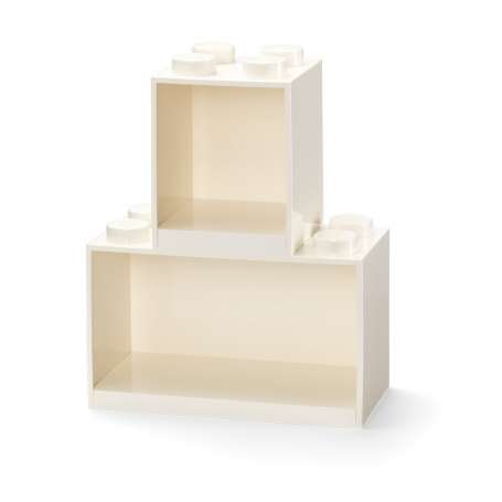 LEGO Policová sada BRICK bílá