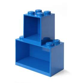 LEGO® Policová sada BRICK modrá