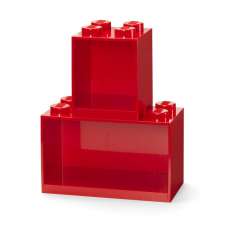 LEGO® Policová sada BRICK červená