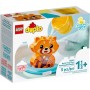 LEGO® 10964 DUPLO Legrace ve vaně: Plovoucí panda červená