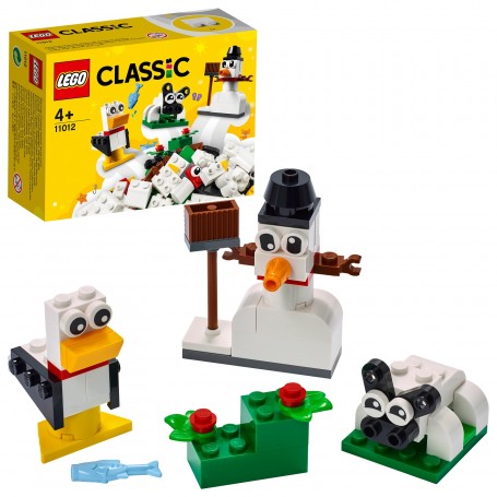 LEGO 11012 CLASSIC Bílé kreativní kostky