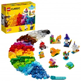 LEGO 11013 CLASSIC Průhledné kreativní kostky