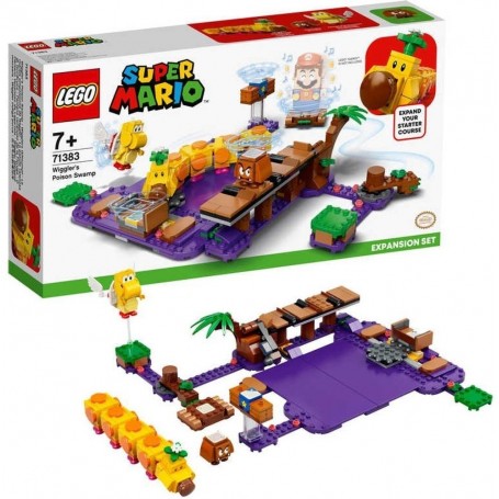 LEGO 71383 SUPER MARIO Wiggler a jedovatá bažina – rozšiřující set