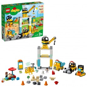 LEGO 10933 DUPLO Stavba s věžovým jeřábem