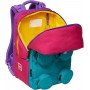 LEGO® BAGS ® Pink/Purple brick 2x2 školní taška Peterson