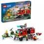 Přidejte se k hasičům LEGO® City v jejich ultramoderním velitelském voze hasič...