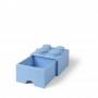 LEGO® STORAGE BOX 4 Úložný box světle modrý se šuplíky