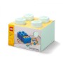 LEGO® STORAGE BOX 4 Úložný box aqua se šuplíky