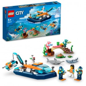 LEGO® 60377 CITY Průzkumná ponorka potápěčů