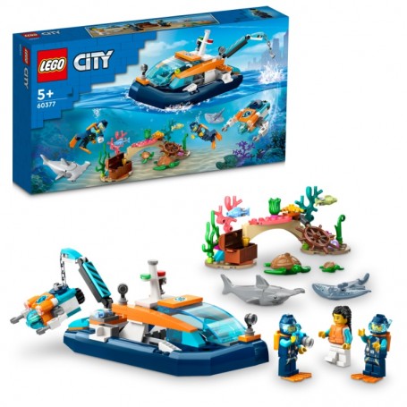 LEGO® 60377 CITY Průzkumná ponorka potápěčů