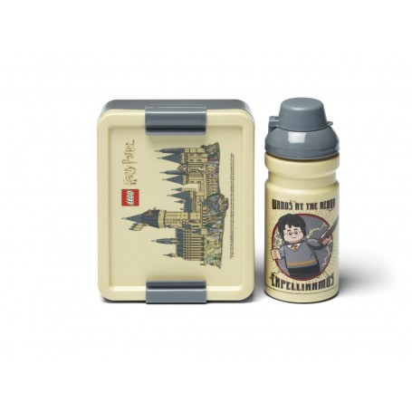 LEGO® Harry Potter™ svačinový set Bradavice - box a láhev