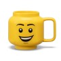 LEGO® keramický hrnek v podobě minifigurky Chlapec s úsměvem - velký