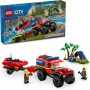 S touto stavebnicí LEGO® City vás čekají hasičská dobrodružství. Stavebnice obsahuje