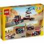 LEGO® 31146 CREATOR Náklaďák s plochou korbou a helikoptéra
