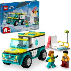 LEGO® 60403 CITY Sanitka a snowboardista
