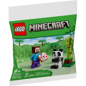 LEGO® 30672 MINECRAFT® Steve a mládě pandy