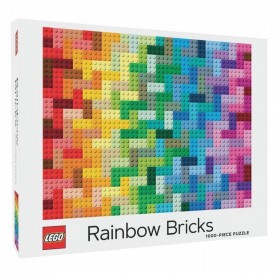 LEGO® PUZZLE Rainbow Bricks - 1000 DÍLKŮ