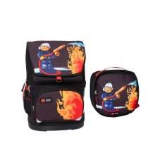 LEGO® BAGS CITY Fire školní taška Large - 2 dílný set