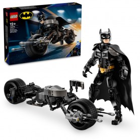 LEGO® 76273 DC Batman Sestavitelná figurka: Batman™ a motorka Bat-Pod