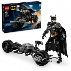 LEGO® 76273 DC Batman Sestavitelná figurka: Batman™ a motorka Bat-Pod