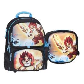 LEGO® BAGS CHIMA Fire & Ice školní taška Freshmen SET 2 dílný