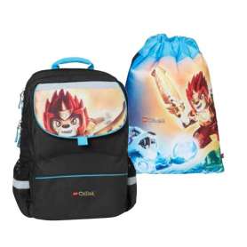 LEGO® BAGS CHIMA Fire & Ice školní taška Starter Plus SET 2 dílný