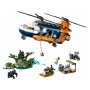 LEGO® 60437 CITY Helikoptéra na průzkum džungle v základním táboře