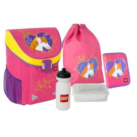 LEGO® BAGS GIRL HORSE 12304 Easy školní taška SET 5 d