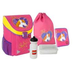 LEGO® BAGS GIRL HORSE 12304 Easy školní taška SET 5 d