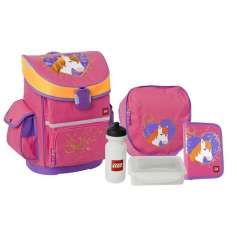 LEGO® BAGS GIRL HORSE 12074 Active školní taška SET 5 dílný