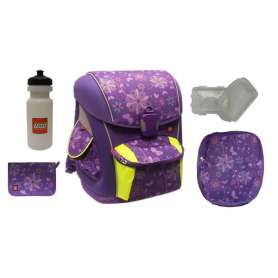 LEGO® BAGS PURPLE FLOWERS 12065 Supreme šk. taška SET 6 dílný AKCE