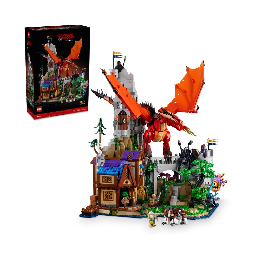 LEGO LEGO 21348 IDEAS Dungeons and Dragons P ib h Rudeho draka Mo eLega Mo eKostek