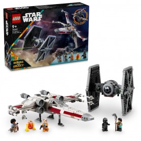 LEGO® 75393 STAR WARS™ Stíhačka TIE a X-wing – kombinovaná stavebnice