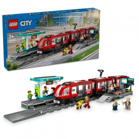 LEGO® 60423 CITY Tramvaj a zastávka v centru města