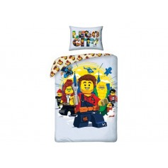 LEGO® 1048 CITY Dobrodružství - povlečení bavlna 140x200, 70x90 cm