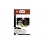 LEGO® STAR WARS™ Yoda a Darth Vader - set stínítko do auta + samolepka