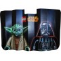 LEGO® STAR WARS™ Yoda a Darth Vader - set stínítko do auta + samolepka