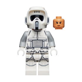 LEGO® Star Wars sw1182 Imperial Scout Trooper, Hoth - Female, Dual Molded Helmet, Nouga