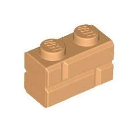 LEGO® DÍLY kostka 1x2 zděná cihla tmavě nugátová (98283)