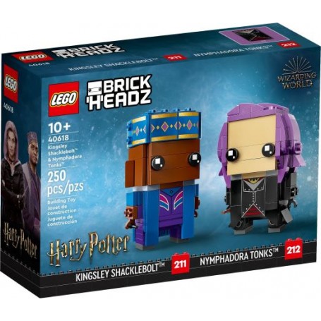 LEGO® 40618 BRICKHEADZ Kingsley Pastorek a Nymphadora Tonksová