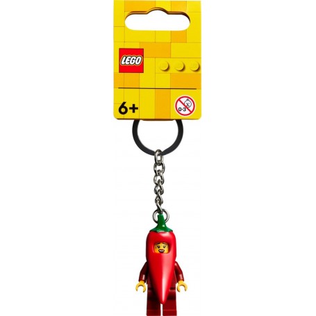 LEGO® 854234 Přívěsek na klíče – Dívka v kostýmu chilli papričky