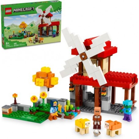 LEGO® 21262 MINECRAFT® Farma s větrným mlýnem