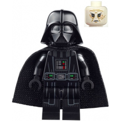LEGO® Star Wars sw1249 Darth Vader - Printed Arms, Spongy Cape, White Head with Frown