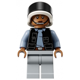 LEGO® Star Wars sw1392 Rebel Fleet Trooper - Female, Vest with Pockets, Black Neck