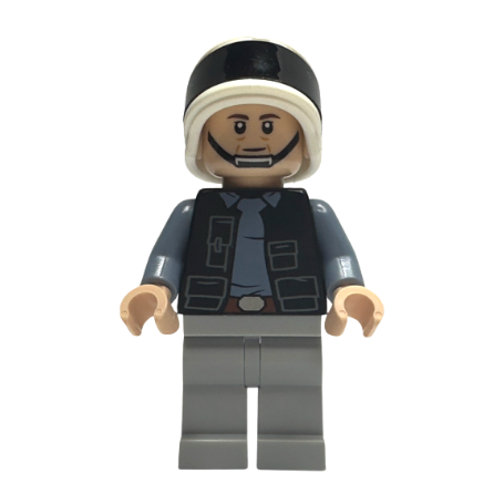 LEGO® Star Wars sw1391 Rebel Fleet Trooper - Male, Vest with Pockets, Black Neck, Dark
