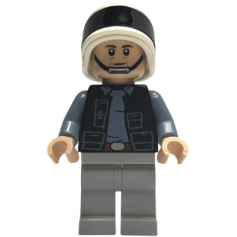 LEGO® Star Wars sw1391 Rebel Fleet Trooper - Male, Vest with Pockets, Black Neck, Dark