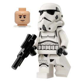 LEGO® Star Wars sw1327 Imperial Stormtrooper - Male, Dual Molded Helmet with Light Blui