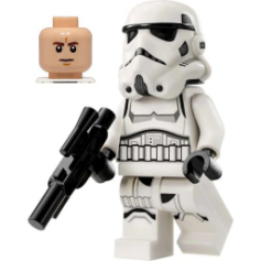 LEGO® Star Wars sw1327 Imperial Stormtrooper - Male, Dual Molded Helmet with Light Blui