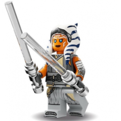 LEGO® Star Wars sw1354 Ahsoka Tano (Adult) - Printed Arms, Light Bluish Gray Legs